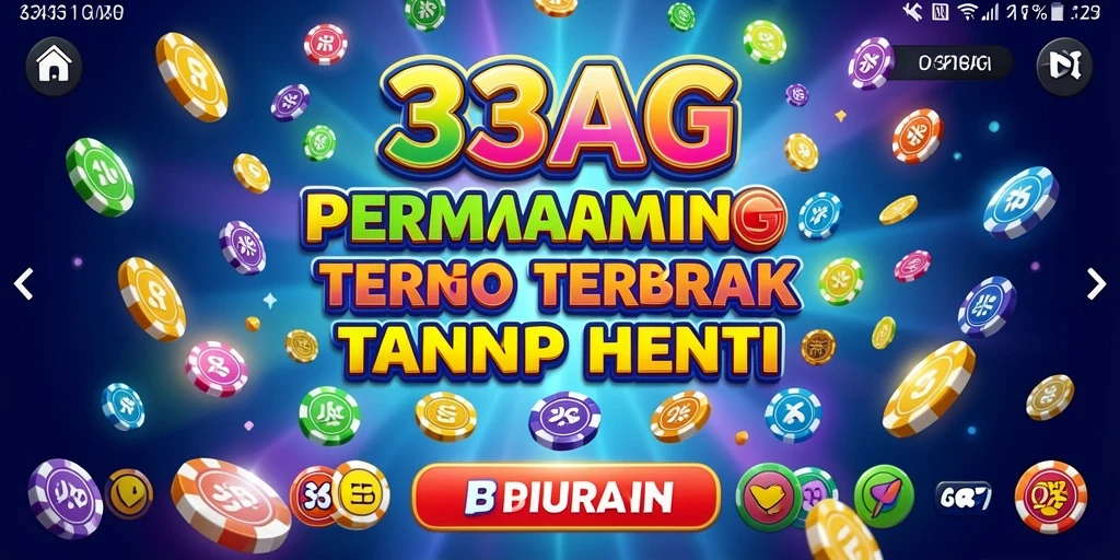 Screenshot utama 33AG menampilkan gameplay seru Bingo yang menarik.