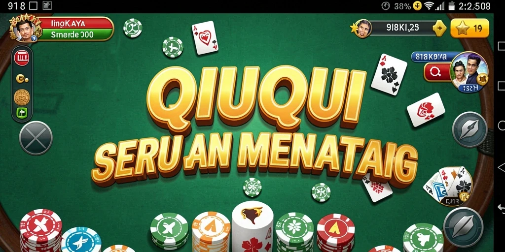 Screenshot permainan QiuQiu 918KAYA yang menampilkan momen seru saat bermain.