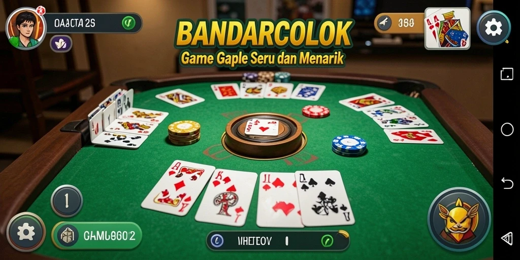 Tampilan gameplay BANDARCOLOK yang menarik dan interaktif.
