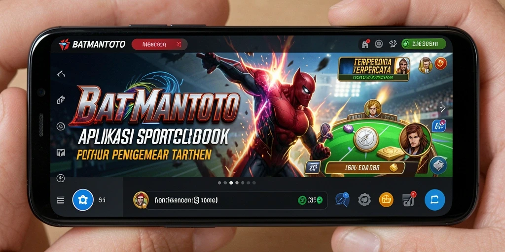 Tampilan gameplay utama BATMANTOTO dengan fitur taruhan olahraga yang menarik.
