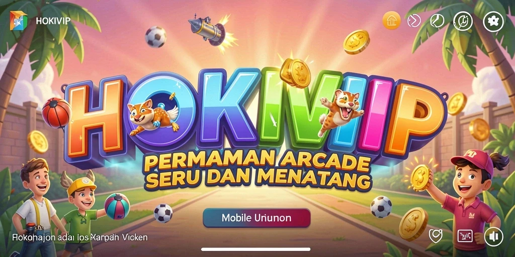 Tampilan gameplay HOKIVIP yang menarik dan penuh warna.