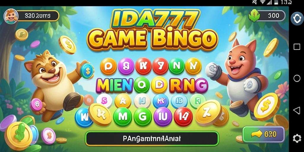 Screenshot gameplay IDA777 menampilkan momen seru bermain Bingo.
