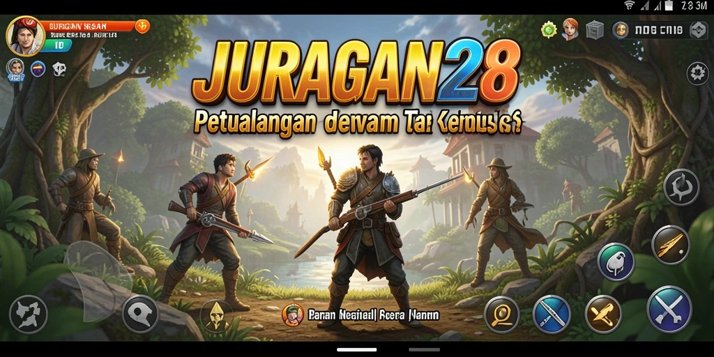 Gameplay seru dalam dunia petualangan JURAGAN28.