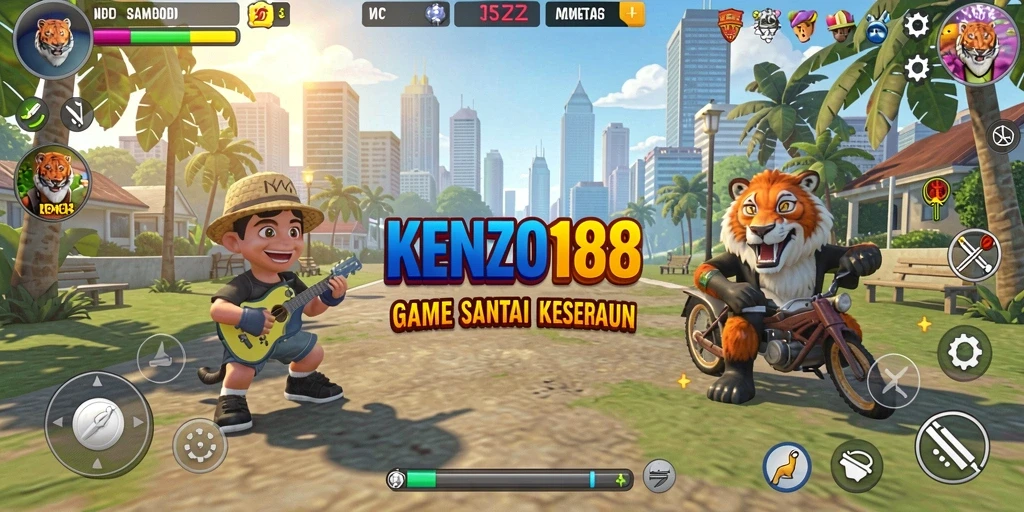 Tangkapan layar gameplay KENZO188 yang menampilkan momen seru bermain Casual.