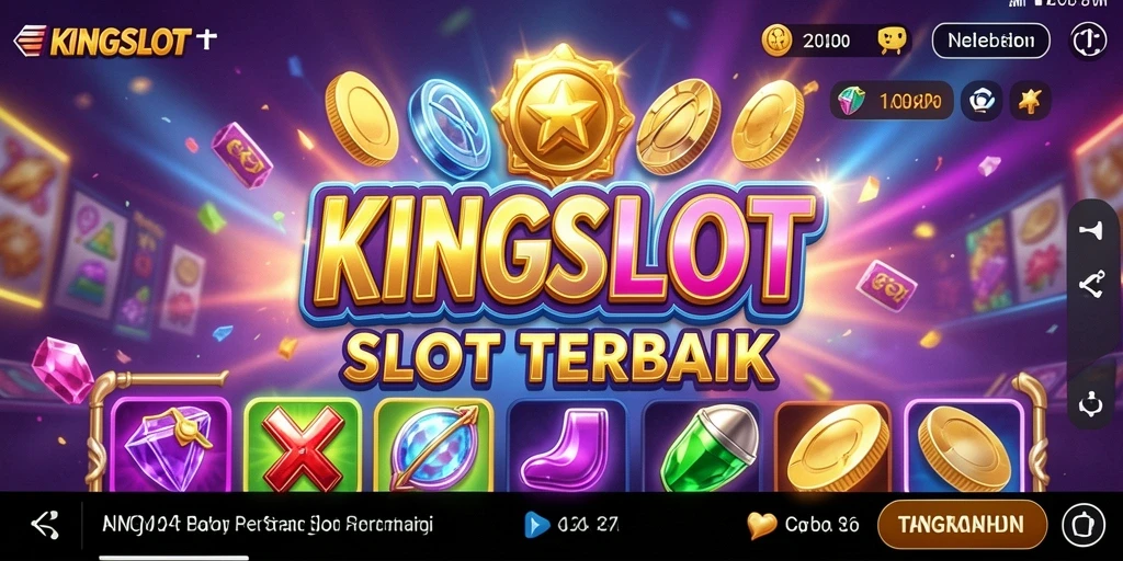 Tampilan gameplay menarik di KINGSLOT dengan slot yang beragam.
