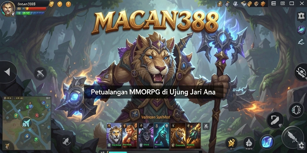 Tampilan gameplay menarik dari MACAN388 dalam dunia MMORPG.