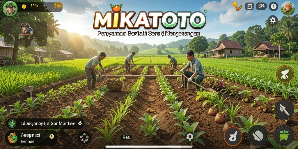 Tampilan gameplay MIKATOTO yang menarik dan menawan.