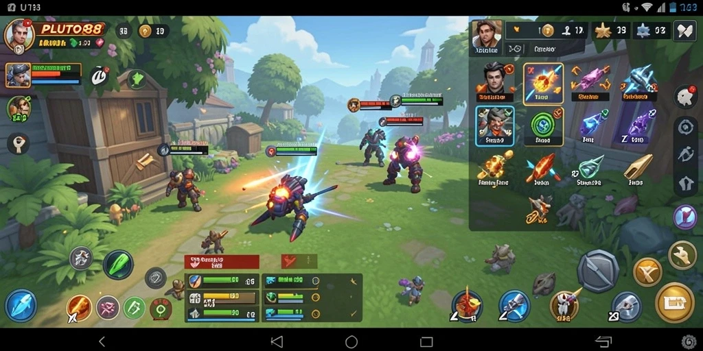 Screenshot utama PLUTO88 menampilkan fitur pengingat dan alat bantu navigasi.