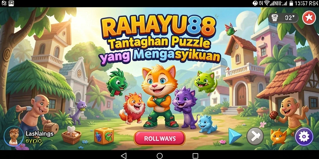 Screenshot gameplay RAHAYU88 yang menampilkan tantangan Puzzle menarik.