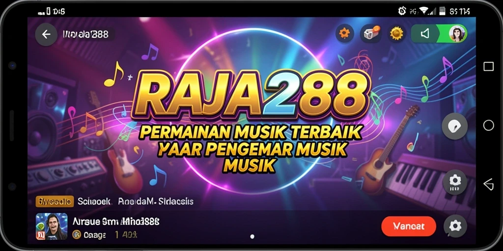 Screenshot RAJA288 menampilkan gameplay yang seru dengan alunan musik.