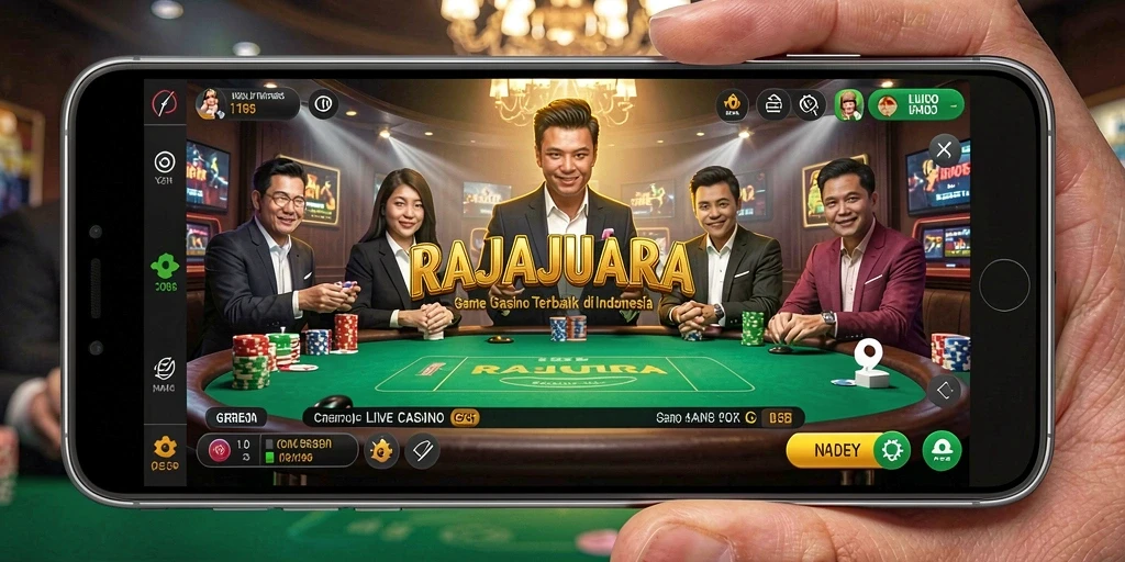 Gameplay Live Casino dengan dealer langsung yang ramah.