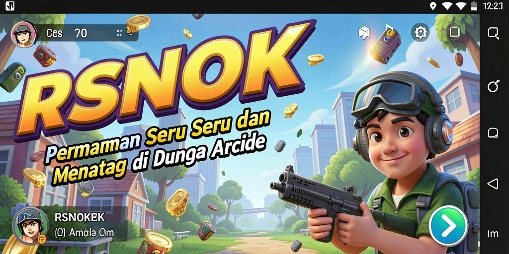 Tampilan gameplay RSNOK yang seru dan menantang.