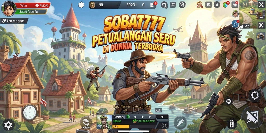 Gameplay seru di dunia terbuka SOBAT777.