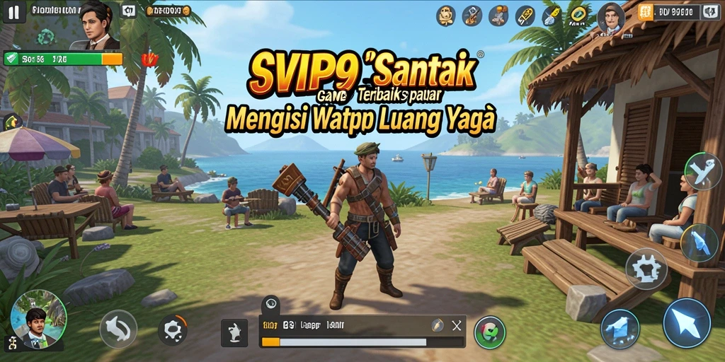 Tampilan gameplay sederhana dan menyenangkan dari SVIP9.